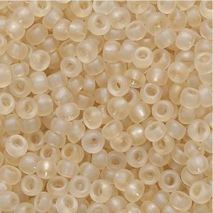 Koraliki szklane Knorr Prandell 2.5mm, Piaskowe transparentne